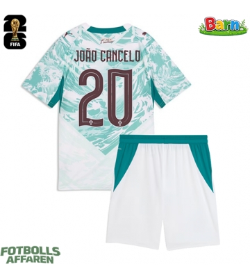 Portugal Joao Cancelo #20 Bortaställ Barn VM 2026 Kortärmad (+ Korta byxor)